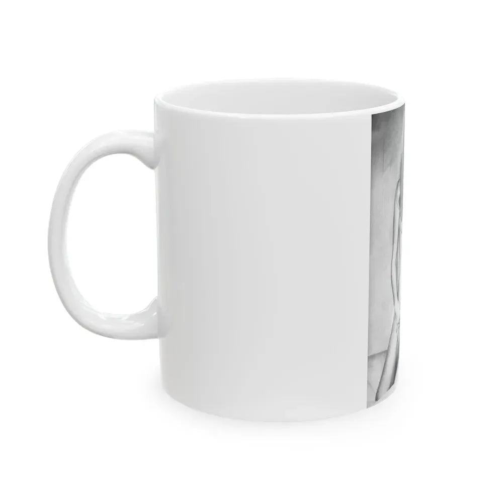 Julie Ege #240 (Vintage Female Icon) White Coffee Mug - Go Mug Yourself