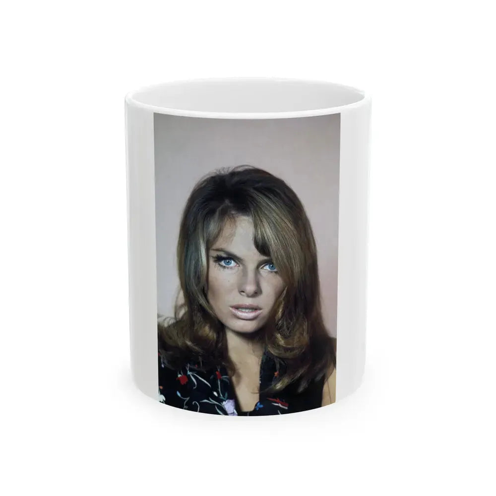 Julie Ege #256 (Vintage Female Icon) White Coffee Mug 11oz - Go Mug Yourself