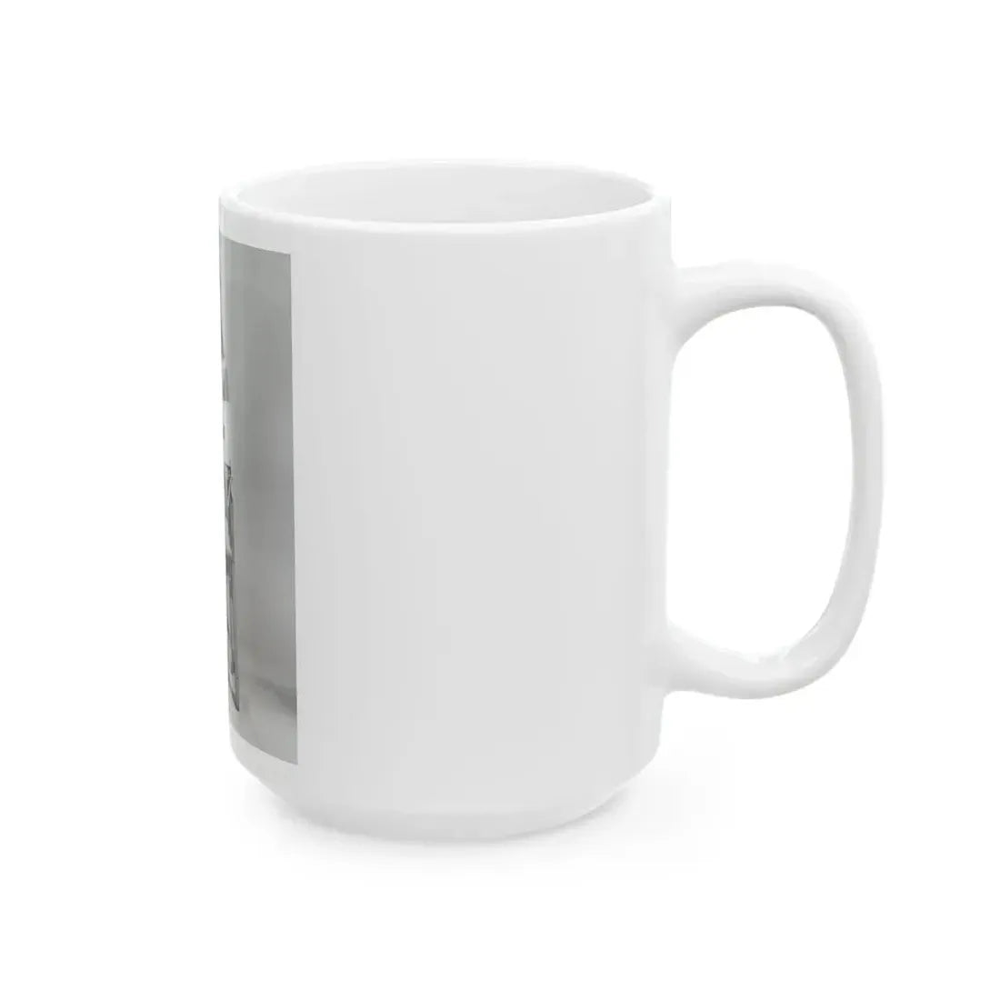 Julie Ege #269 - 8x10 B&W Full Body Semi Nude from 70's via a HQ (Vintage Female Icon) White Coffee Mug - Go Mug Yourself