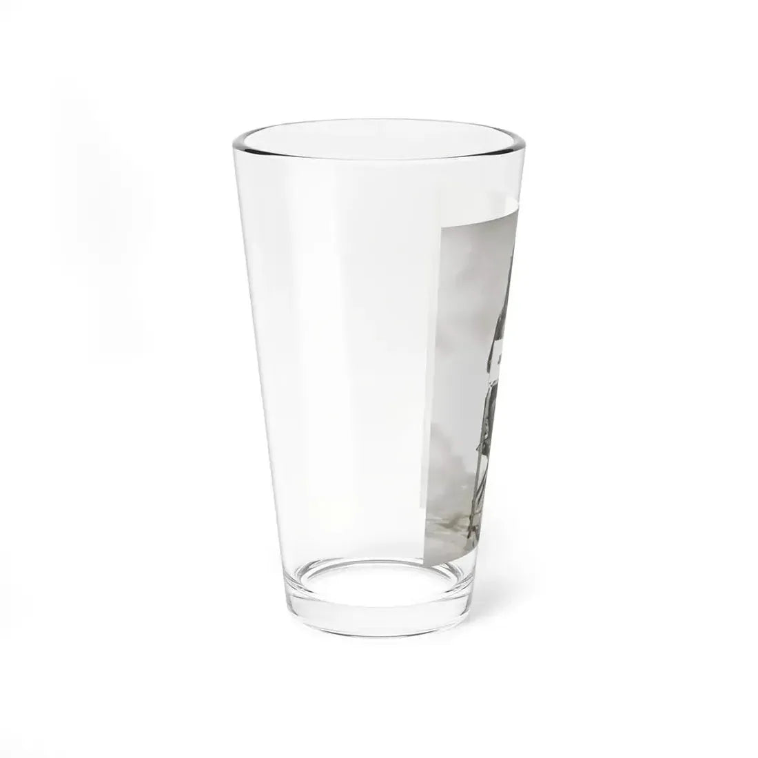 Julie Ege #270 - 8x10 B&W Full Body Semi Nude from 70's via a HQ LQ Re-Strike from (Vintage Female Icon) Pint Glass 16oz - Go Mug Yourself