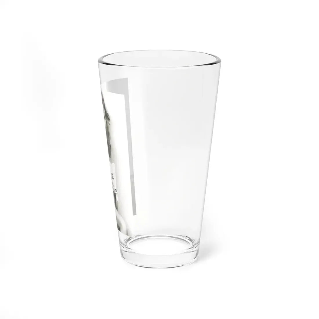 Julie Ege #272 - 7.5x12 B&W Full Body Semi Nude from 70's via a Good Quality Re-Strike (Vintage Female Icon) Pint Glass 16oz - Go Mug Yourself