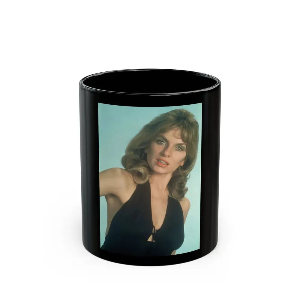 Julie Ege #90 (Vintage Female Icon) Black Coffee Mug 11oz - Go Mug Yourself