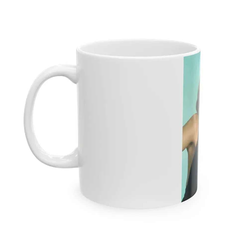Julie Ege #90 (Vintage Female Icon) White Coffee Mug - Go Mug Yourself