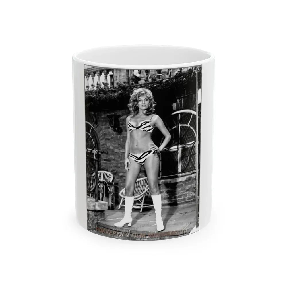 Julie Ege #91 (Vintage Female Icon) White Coffee Mug 11oz - Go Mug Yourself
