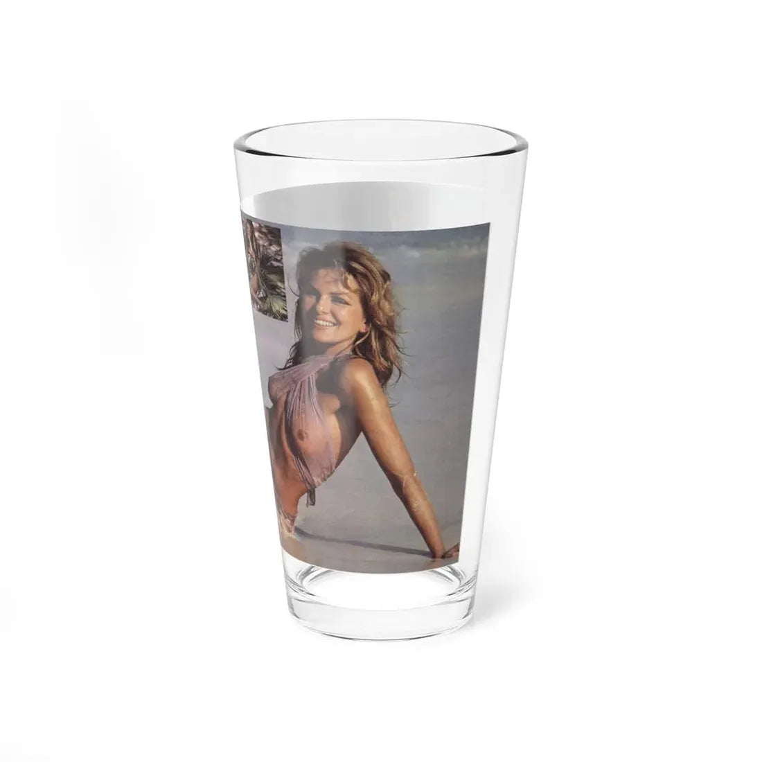 Julie Ege #94 - See through wet top 1 (Vintage Female Icon) Pint Glass 16oz - Go Mug Yourself