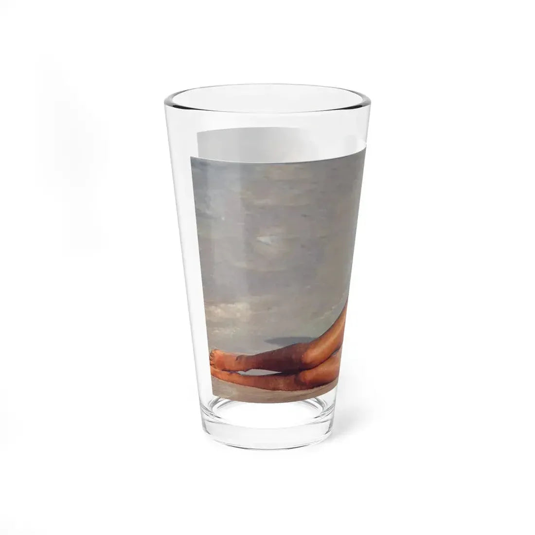 Julie Ege #94 - See through wet top (Vintage Female Icon) Pint Glass 16oz - Go Mug Yourself