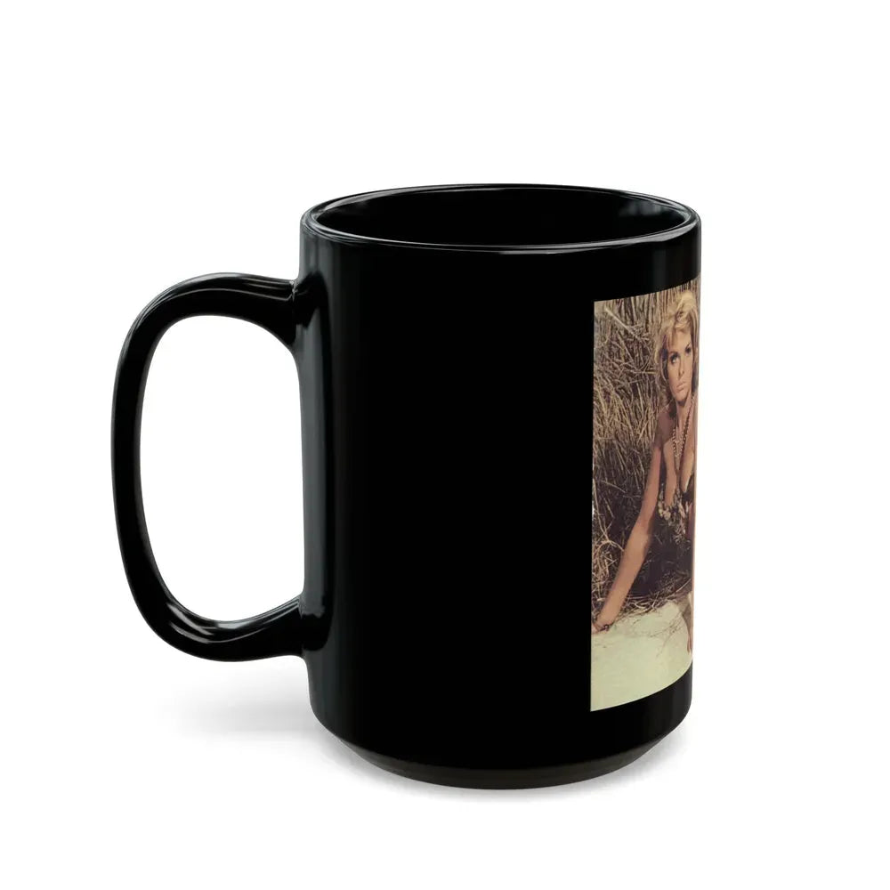 Julie Ege #99 (Vintage Female Icon) Black Coffee Mug - Go Mug Yourself