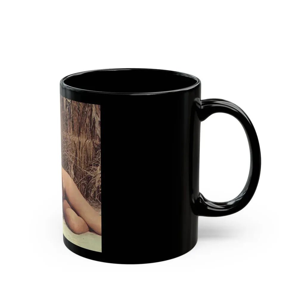 Julie Ege #99 (Vintage Female Icon) Black Coffee Mug - Go Mug Yourself