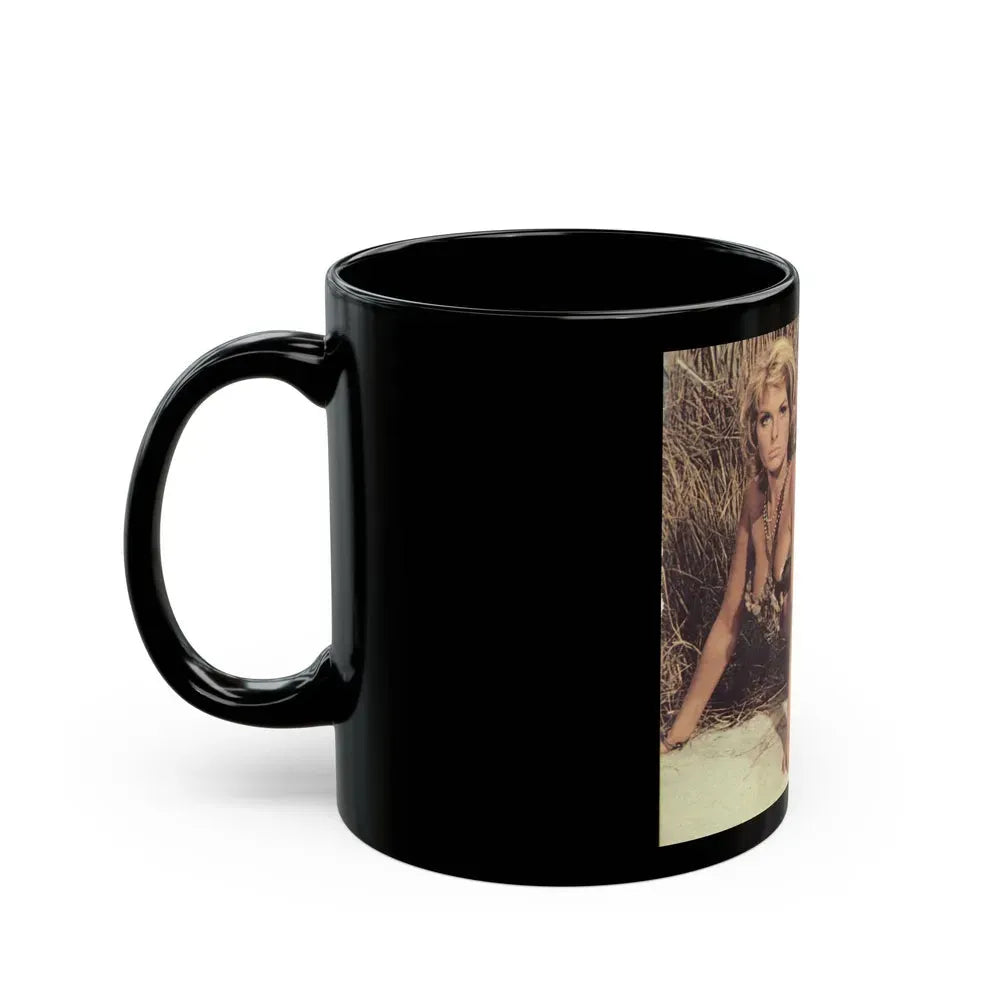 Julie Ege #99 (Vintage Female Icon) Black Coffee Mug - Go Mug Yourself