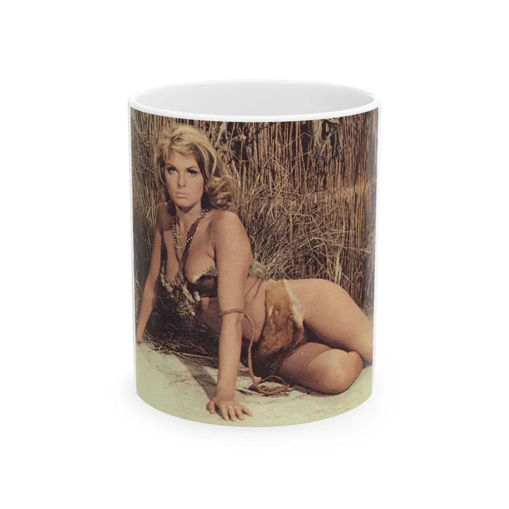 Julie Ege #99 (Vintage Female Icon) White Coffee Mug 11oz - Go Mug Yourself