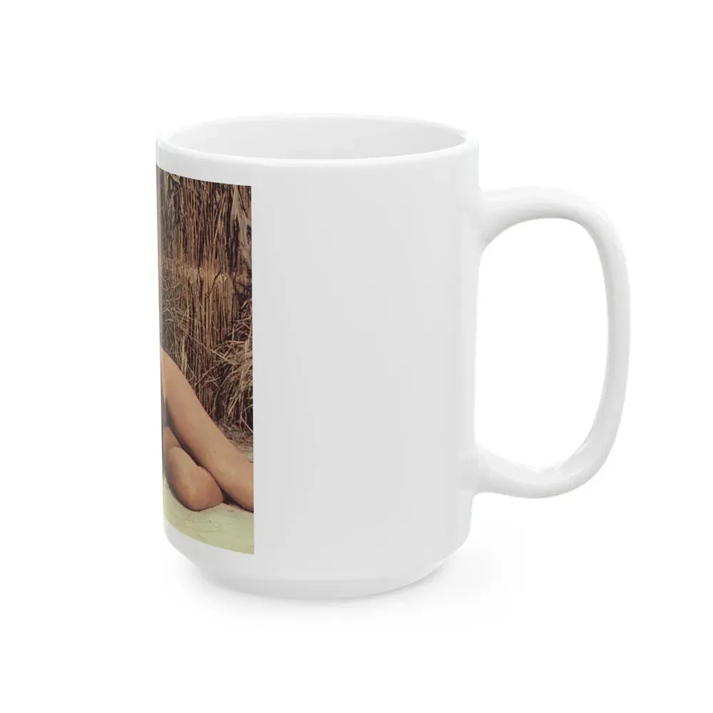 Julie Ege #99 (Vintage Female Icon) White Coffee Mug - Go Mug Yourself