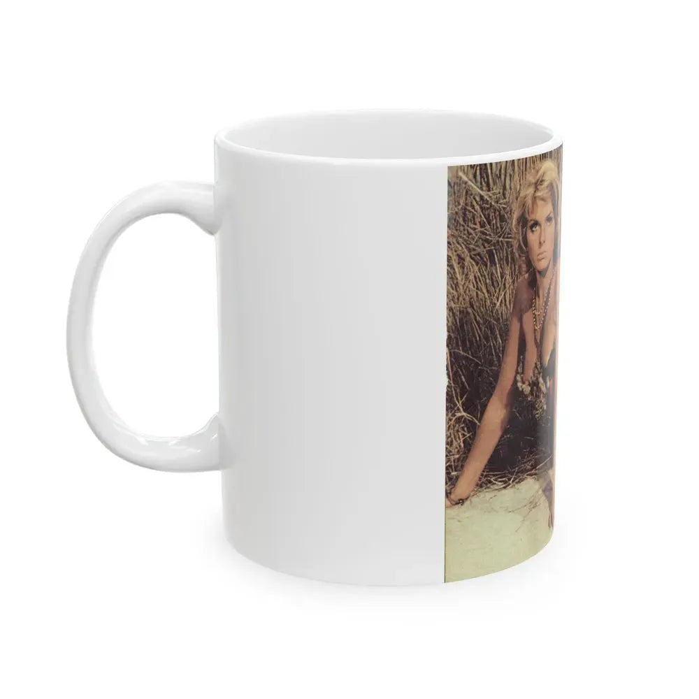 Julie Ege #99 (Vintage Female Icon) White Coffee Mug - Go Mug Yourself