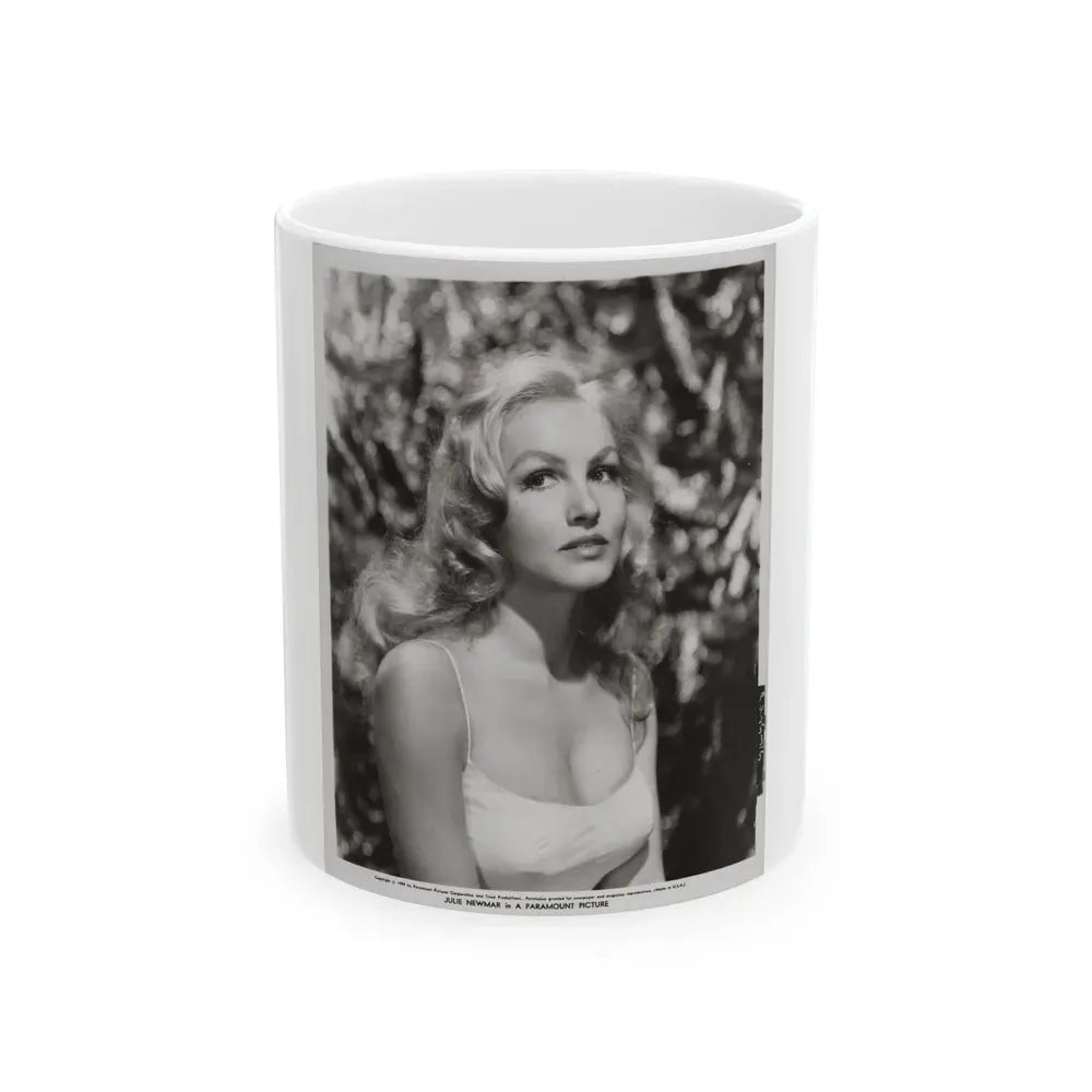Julie Newmar #103 (Vintage Female Icon) White Coffee Mug 11oz - Go Mug Yourself