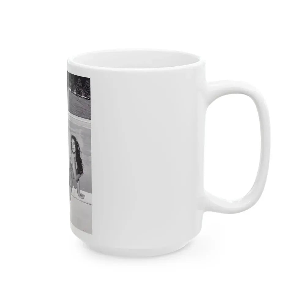 Julie Newmar #105 (Vintage Female Icon) White Coffee Mug - Go Mug Yourself