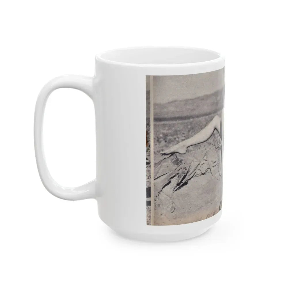 Julie Newmar #120 (Vintage Female Icon) White Coffee Mug - Go Mug Yourself