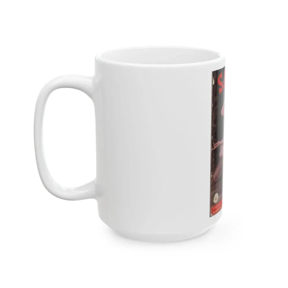 Julie Newmar #143 - Mag. Cover (Vintage Female Icon) White Coffee Mug - Go Mug Yourself
