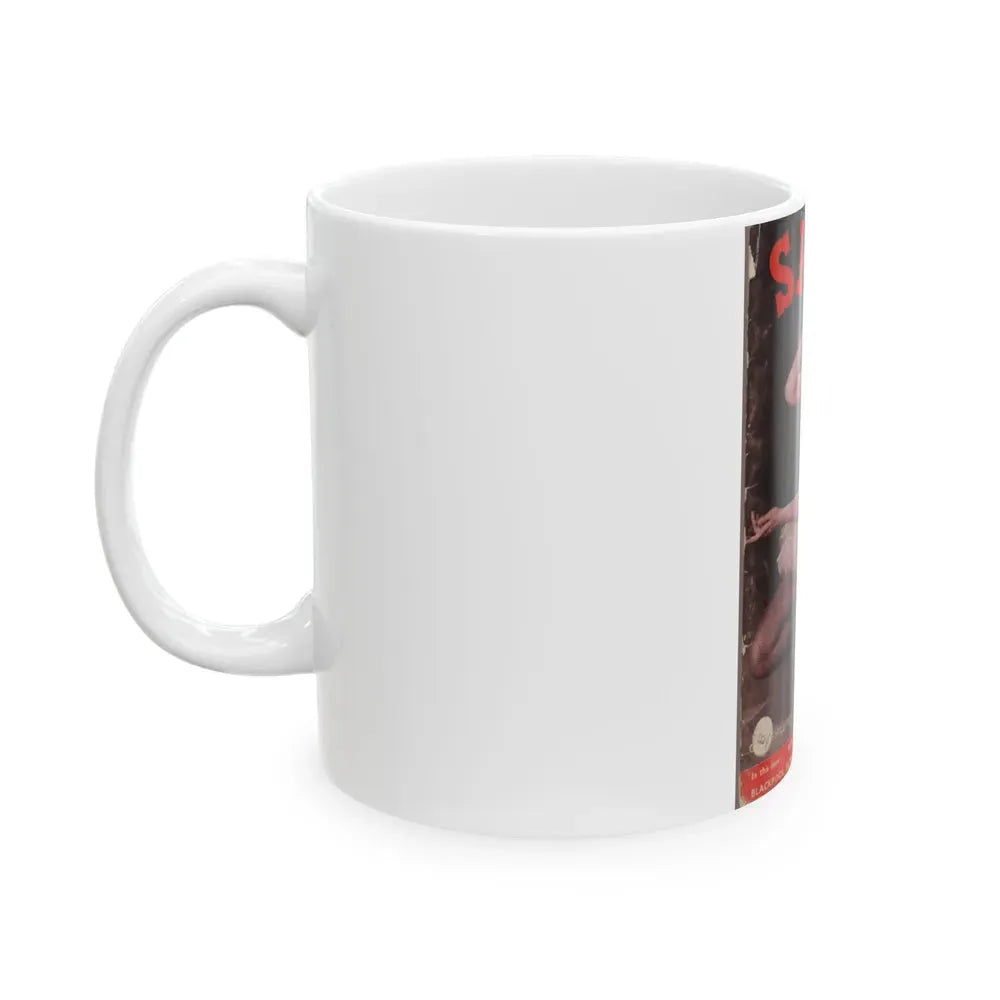 Julie Newmar #143 - Mag. Cover (Vintage Female Icon) White Coffee Mug - Go Mug Yourself