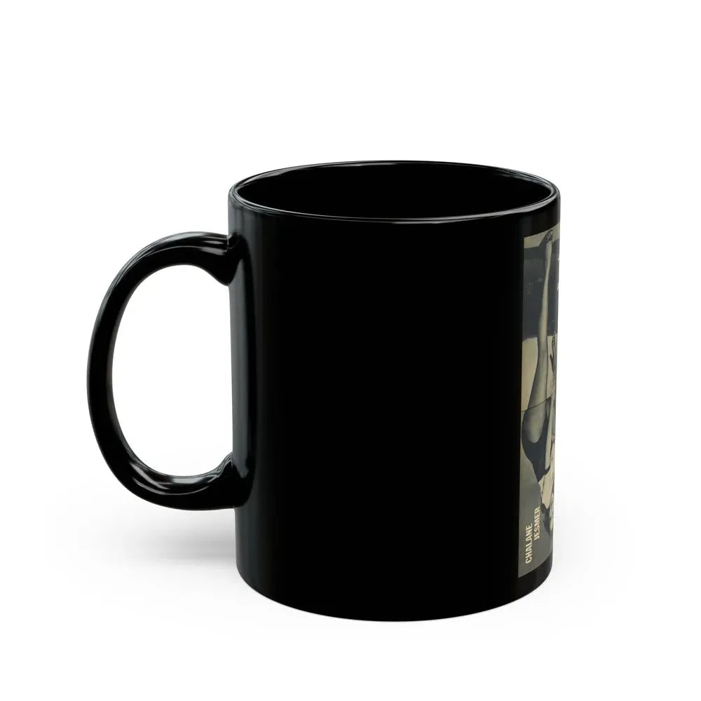Julie Newmar #172 - Pages 18-19 Pages 2 & 3 of 5 with, Julie+2 Full Page B&W Photos from COVER GIRLS MODELS Mag. Nov. '53 (Vintage Female Icon) Black Coffee Mug - Go Mug Yourself