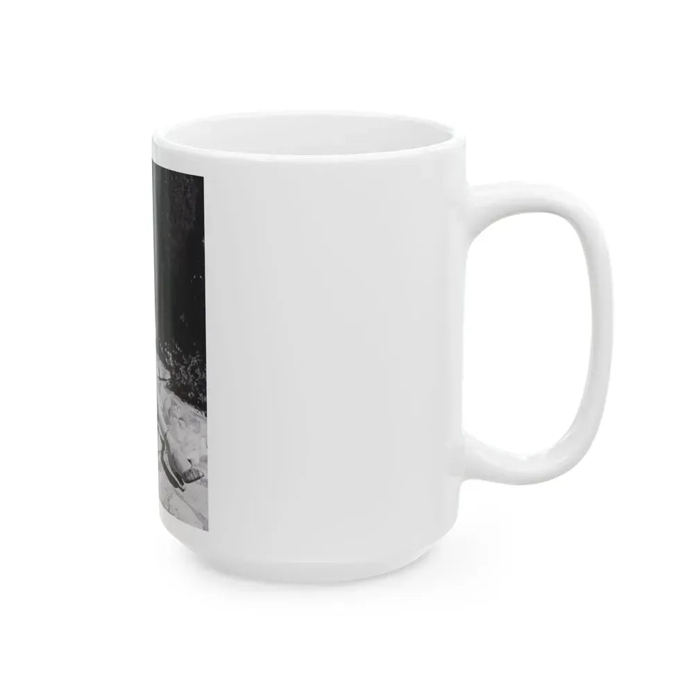 Julie Newmar #195 (Vintage Female Icon) White Coffee Mug - Go Mug Yourself