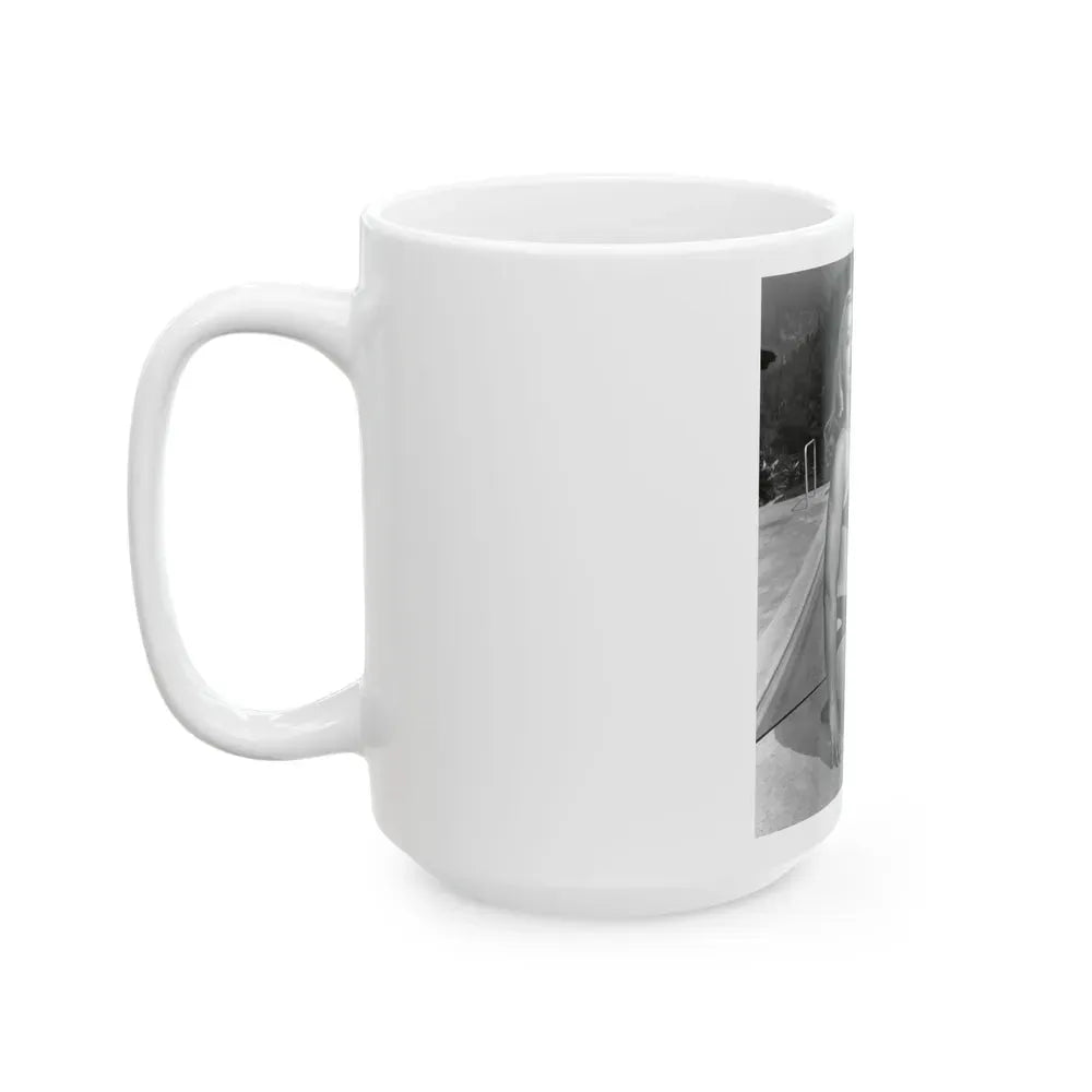Julie Newmar #196 (Vintage Female Icon) White Coffee Mug - Go Mug Yourself