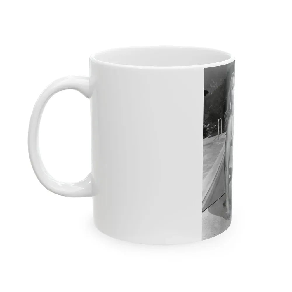 Julie Newmar #196 (Vintage Female Icon) White Coffee Mug - Go Mug Yourself