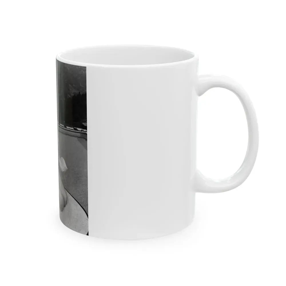 Julie Newmar #196 (Vintage Female Icon) White Coffee Mug - Go Mug Yourself