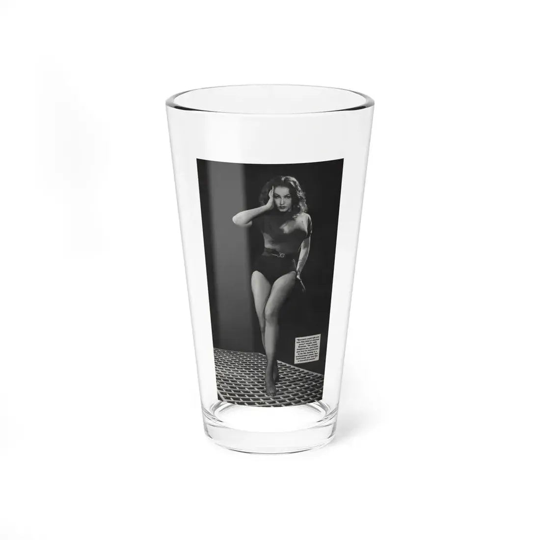 Julie Newmar #200 - Femme Fatales Mag. Aug. '98 (Vintage Female Icon) Pint Glass 16oz 16oz - Go Mug Yourself