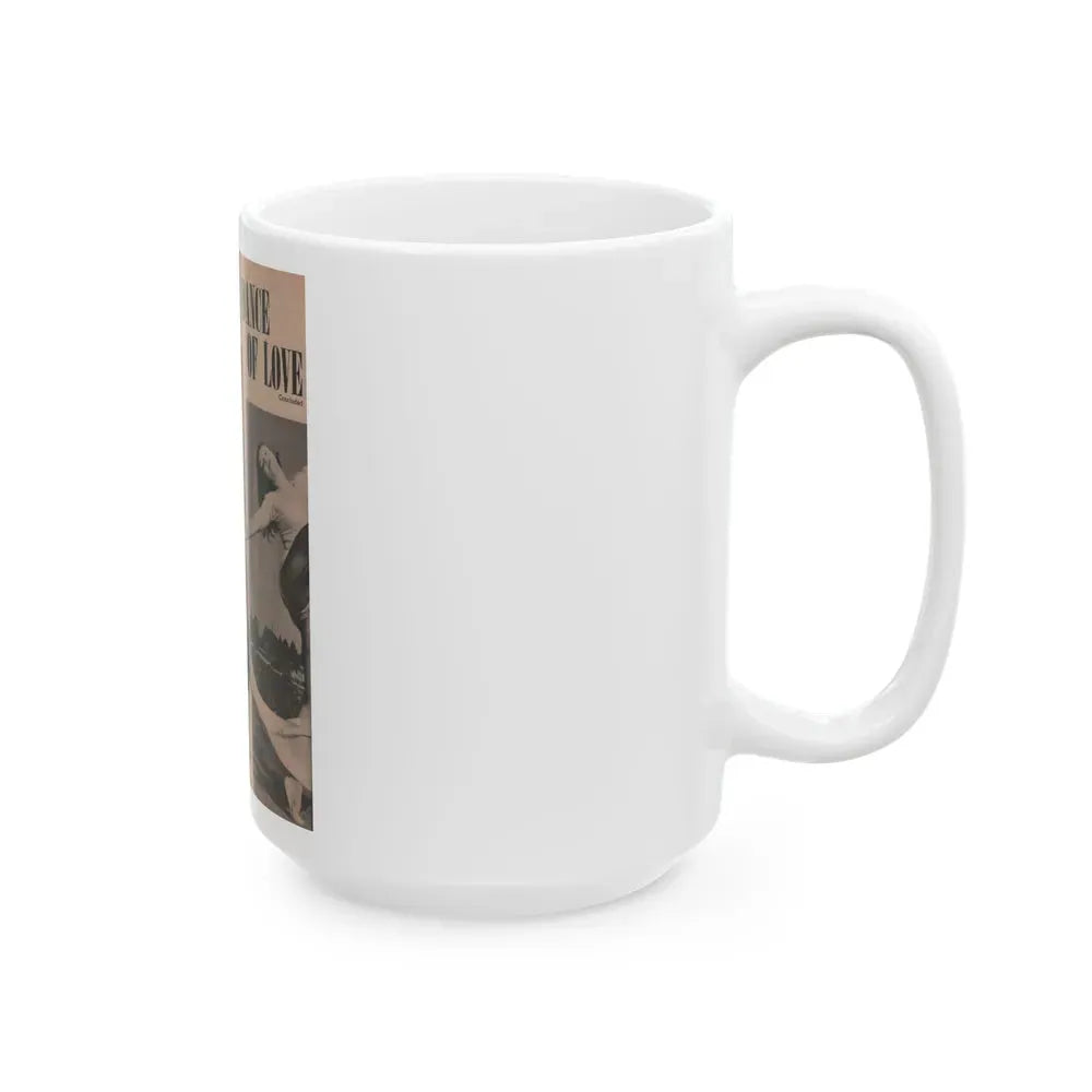 Julie Newmar #203 - Pages 16 Pages 3 of 5 with, Julie+1 Full Page B&W Photo+Partial & Headlines from COVER GIRLS MODELS Mag. Feb '54 (Vintage Female Icon) White Coffee Mug - Go Mug Yourself