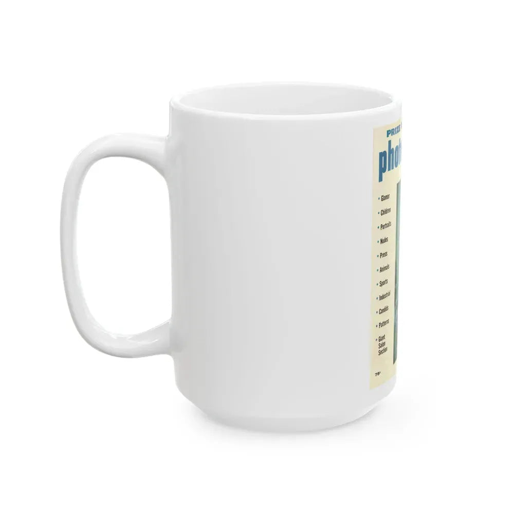 Julie Newmar #207 - Mag. Cover (Vintage Female Icon) White Coffee Mug - Go Mug Yourself