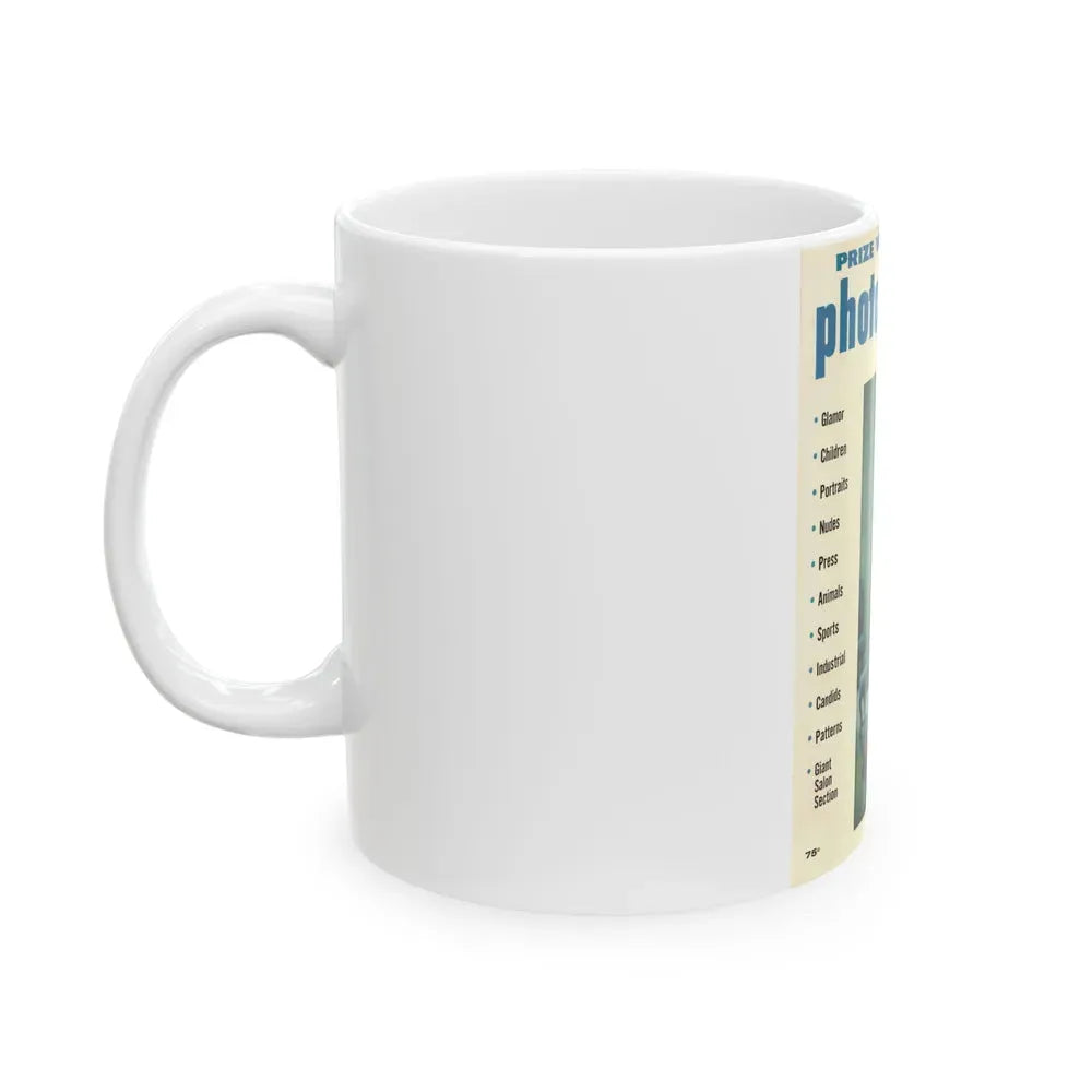 Julie Newmar #207 - Mag. Cover (Vintage Female Icon) White Coffee Mug - Go Mug Yourself