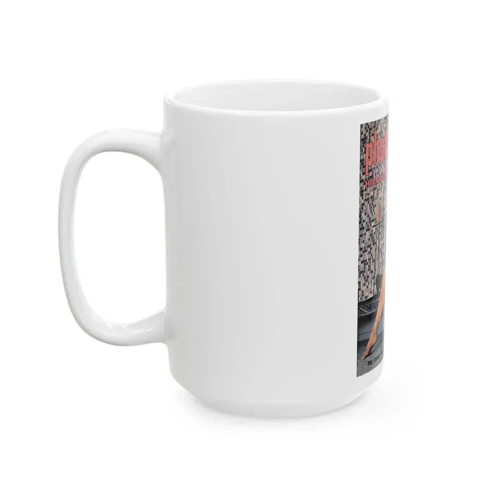 Julie Newmar #208 - Mag. Cover (Vintage Female Icon) White Coffee Mug - Go Mug Yourself