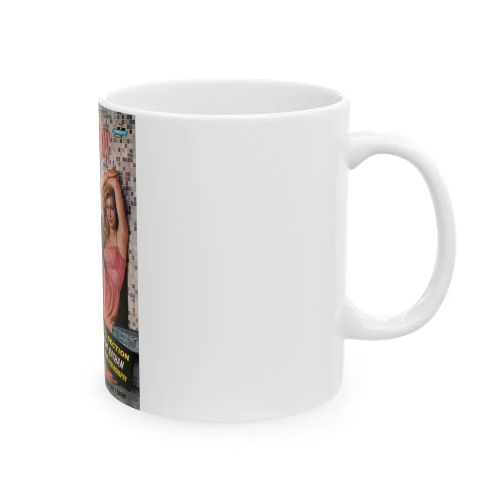 Julie Newmar #208 - Mag. Cover (Vintage Female Icon) White Coffee Mug - Go Mug Yourself