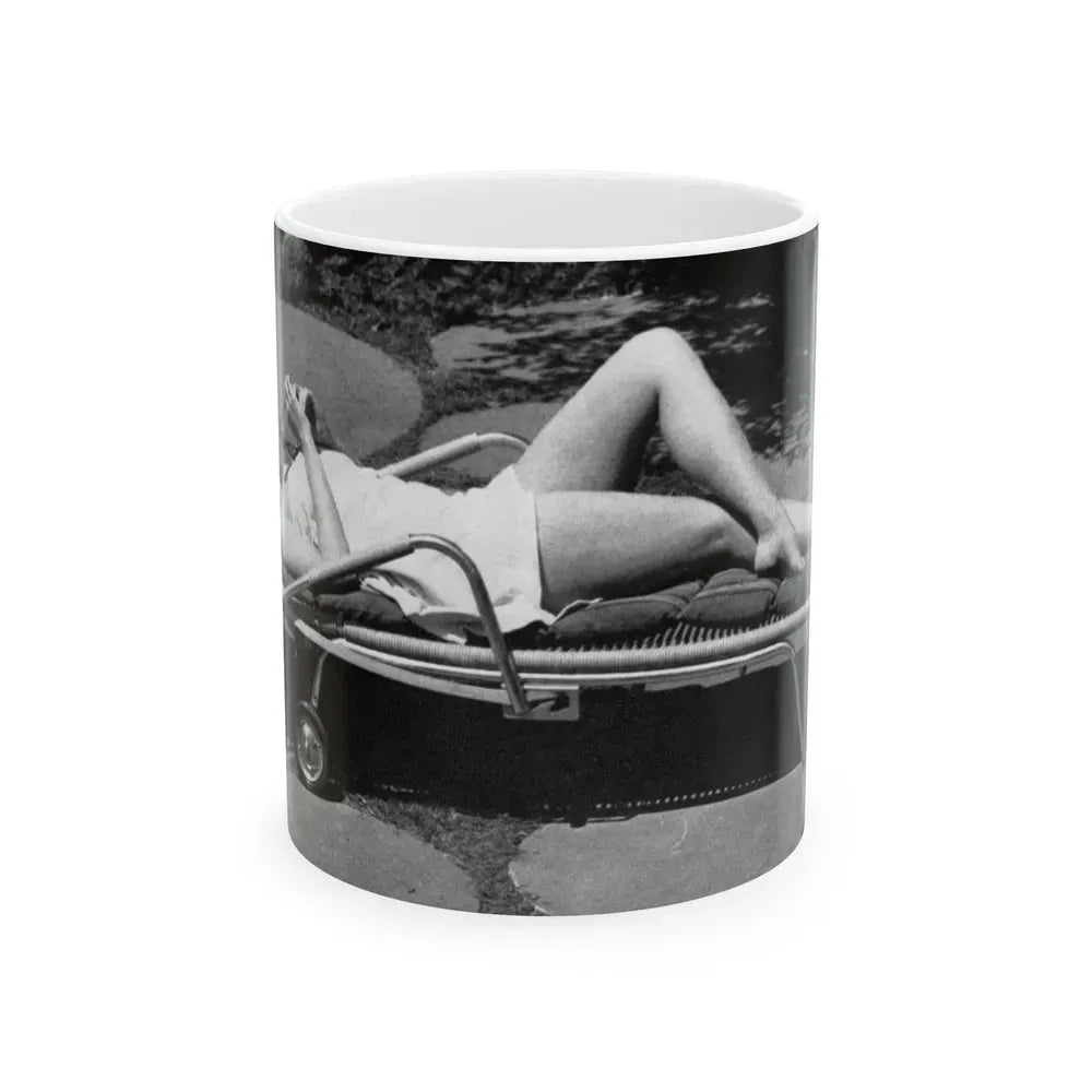 Julie Newmar #239 (Vintage Female Icon) White Coffee Mug 11oz - Go Mug Yourself