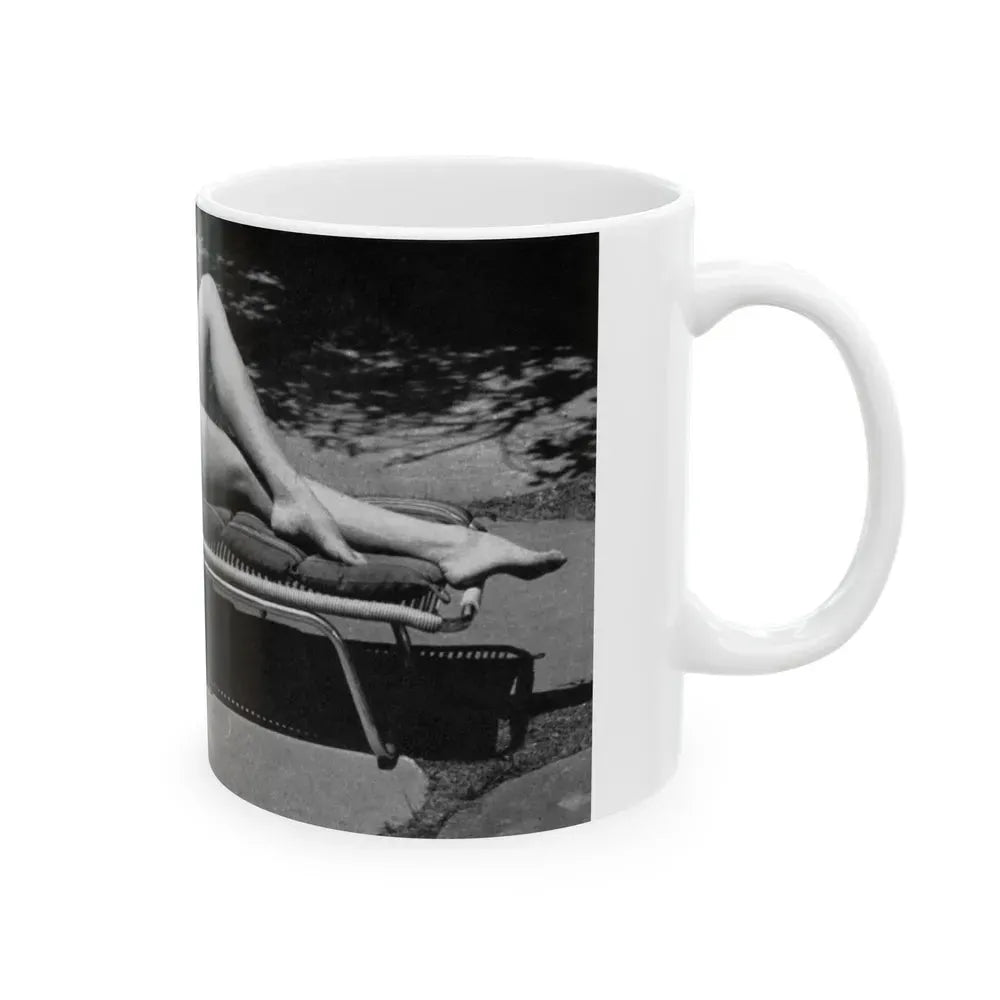 Julie Newmar #239 (Vintage Female Icon) White Coffee Mug - Go Mug Yourself