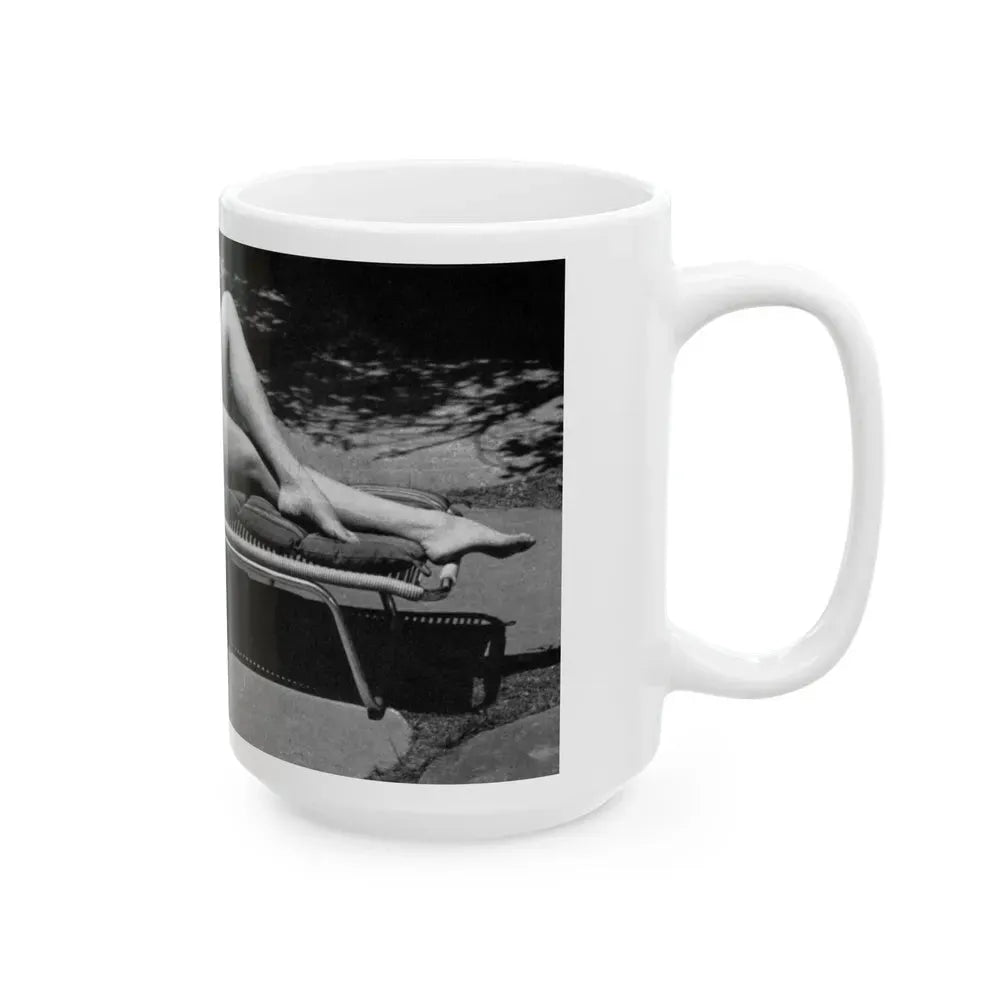 Julie Newmar #239 (Vintage Female Icon) White Coffee Mug - Go Mug Yourself