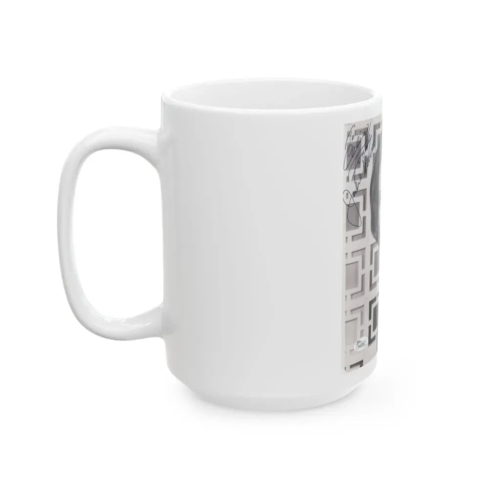 Julie Newmar #257 1 (Vintage Female Icon) White Coffee Mug - Go Mug Yourself