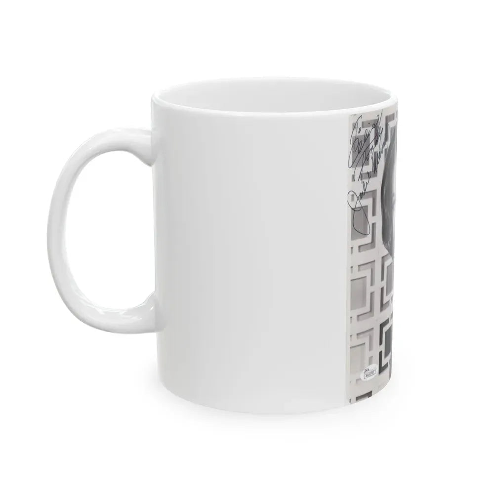 Julie Newmar #257 1 (Vintage Female Icon) White Coffee Mug - Go Mug Yourself