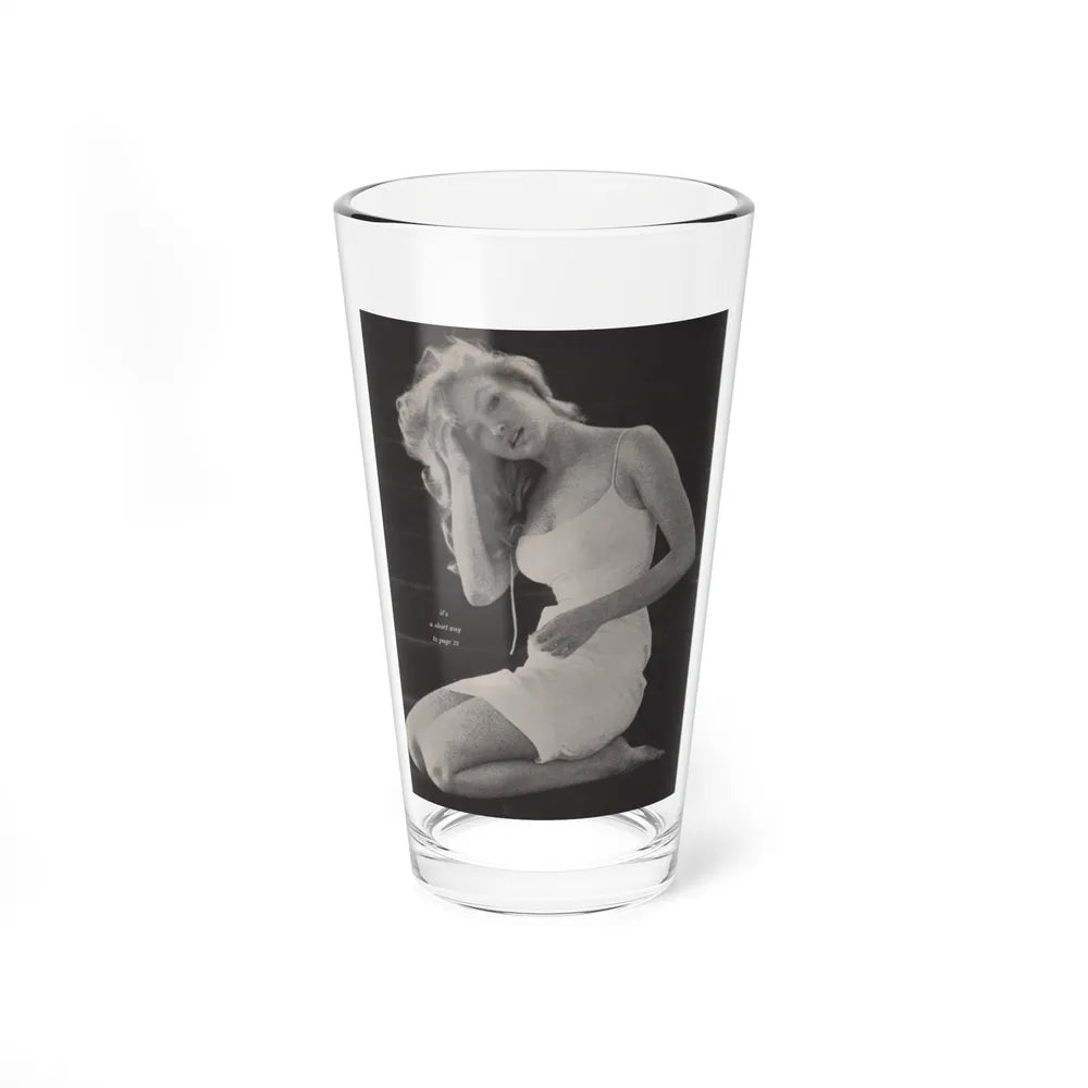 Julie Newmar #266 (Vintage Female Icon) Pint Glass 16oz 16oz - Go Mug Yourself