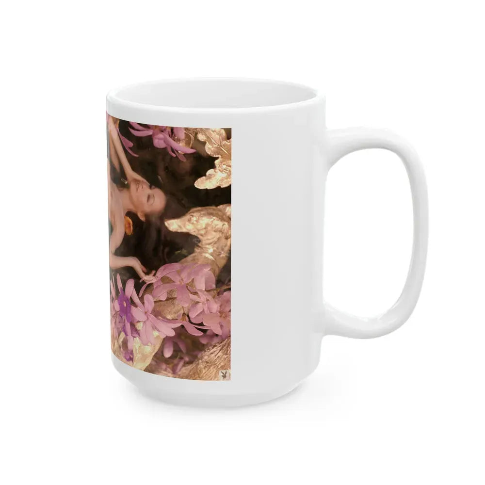 Julie Newmar #284 - Topless (Vintage Female Icon) White Coffee Mug - Go Mug Yourself
