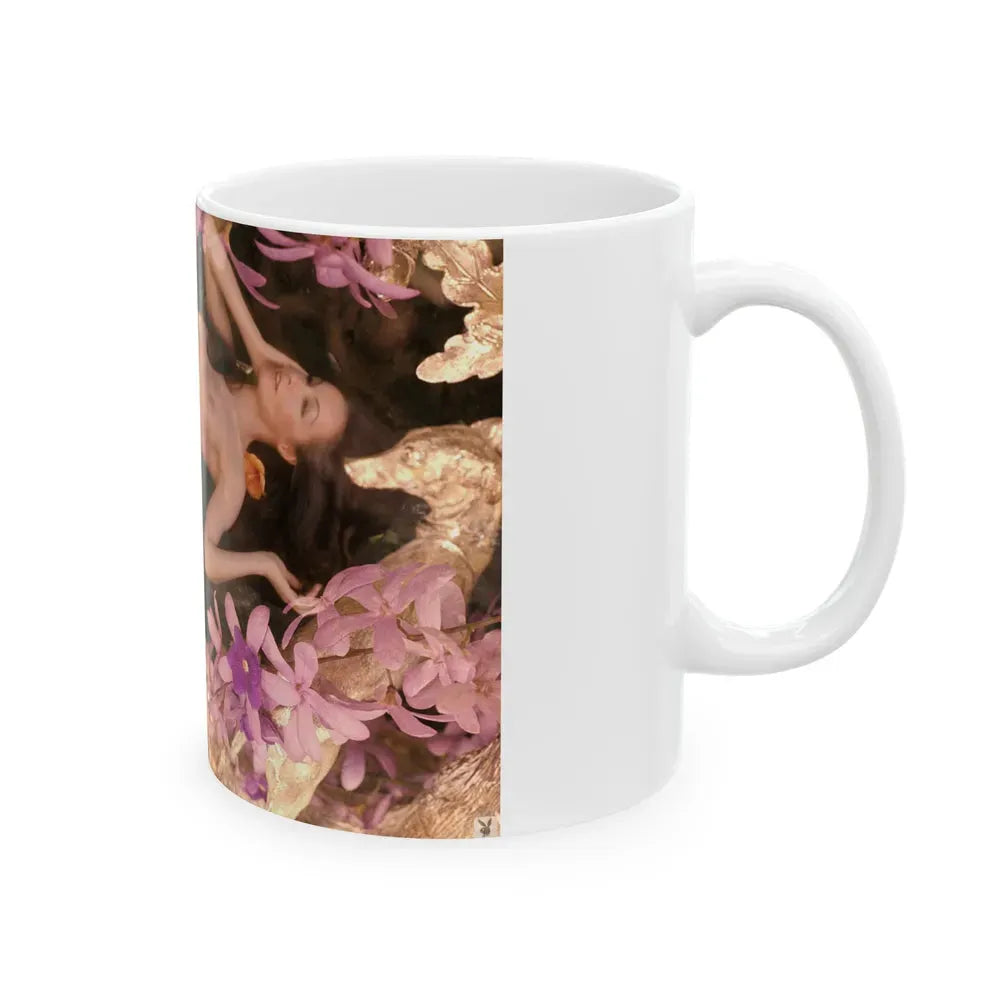 Julie Newmar #284 - Topless (Vintage Female Icon) White Coffee Mug - Go Mug Yourself