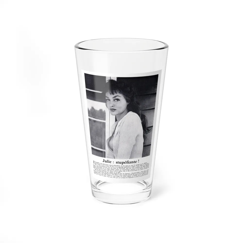 Julie Newmar #326 (Vintage Female Icon) Pint Glass 16oz 16oz - Go Mug Yourself