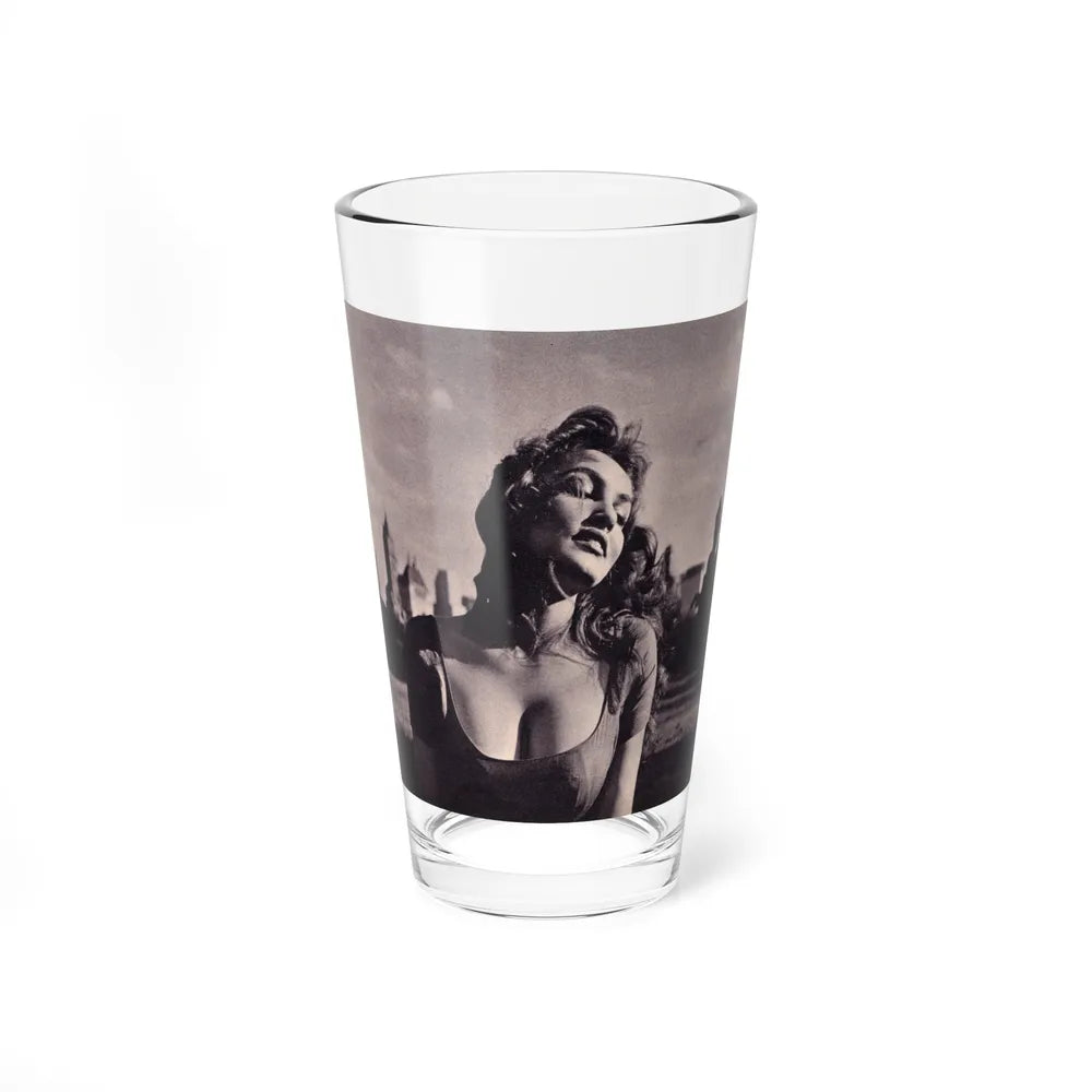 Julie Newmar #335 (Vintage Female Icon) Pint Glass 16oz 16oz - Go Mug Yourself