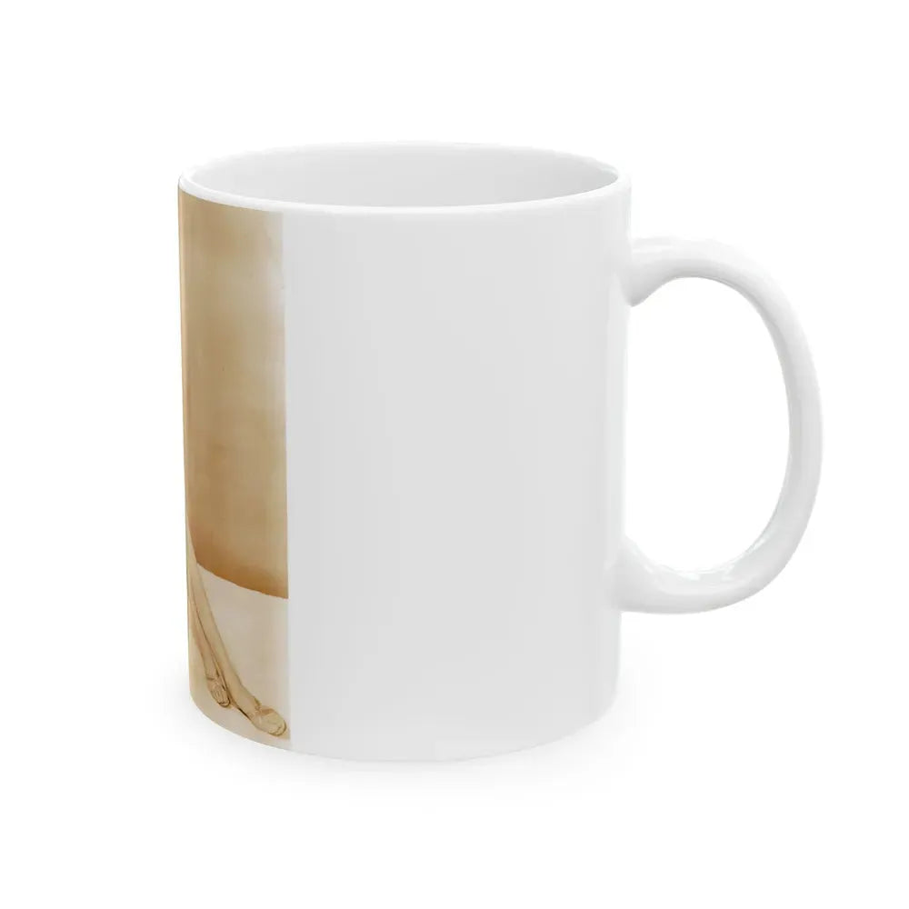 Julie Newmar #35 1 (Vintage Female Icon) White Coffee Mug - Go Mug Yourself