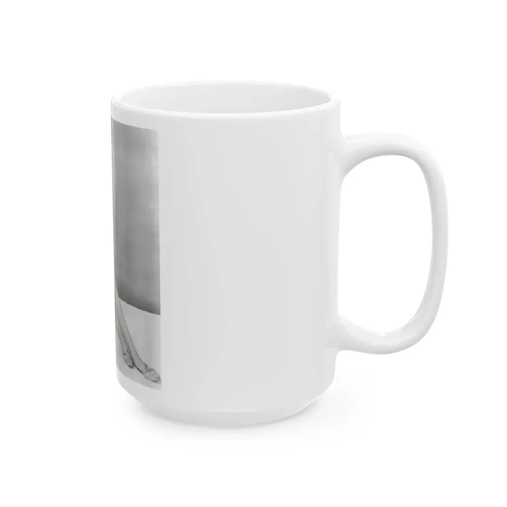 Julie Newmar #35 (Vintage Female Icon) White Coffee Mug - Go Mug Yourself