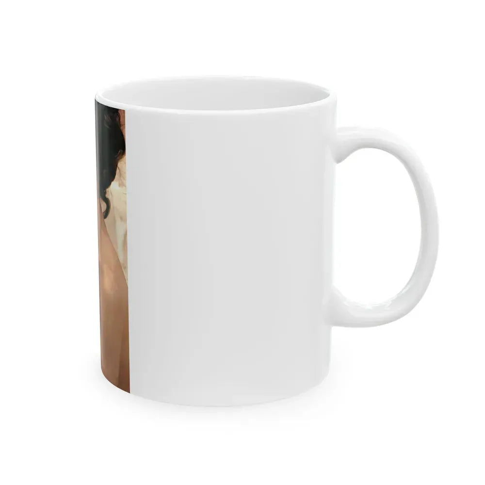 Julie Newmar #372 - Topless (Vintage Female Icon) White Coffee Mug - Go Mug Yourself