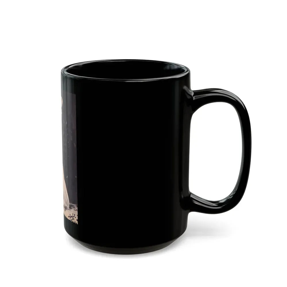 Julie Newmar #376 (Vintage Female Icon) Black Coffee Mug - Go Mug Yourself