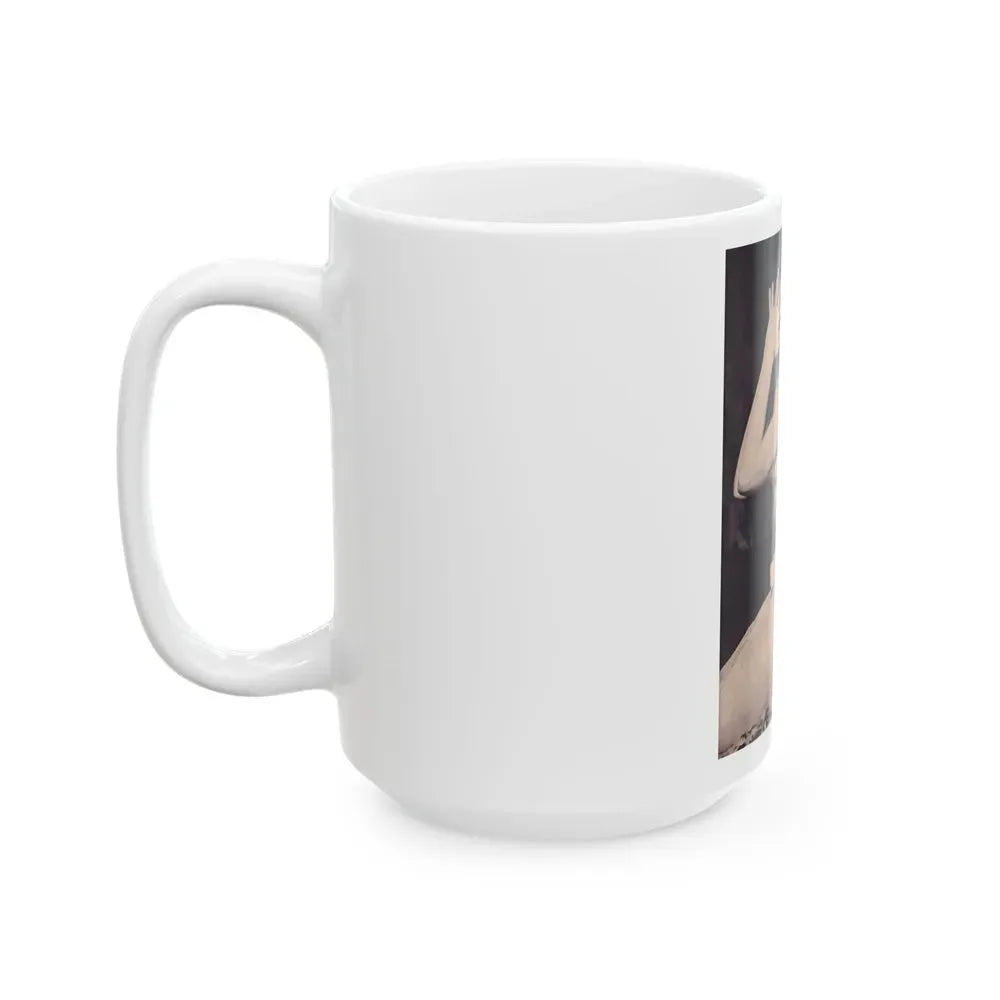 Julie Newmar #376 (Vintage Female Icon) White Coffee Mug - Go Mug Yourself
