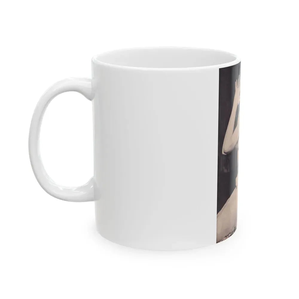Julie Newmar #376 (Vintage Female Icon) White Coffee Mug - Go Mug Yourself