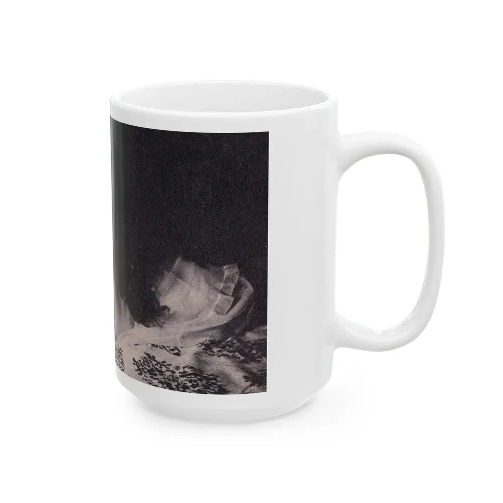Julie Newmar #377 (Vintage Female Icon) White Coffee Mug - Go Mug Yourself