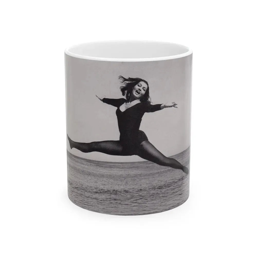 Julie Newmar #378 (Vintage Female Icon) White Coffee Mug 11oz - Go Mug Yourself